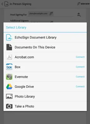 Adobe EchoSign android App screenshot 3